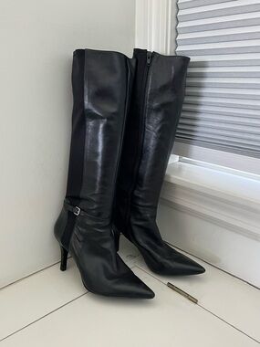 Nine West black boots, size 10